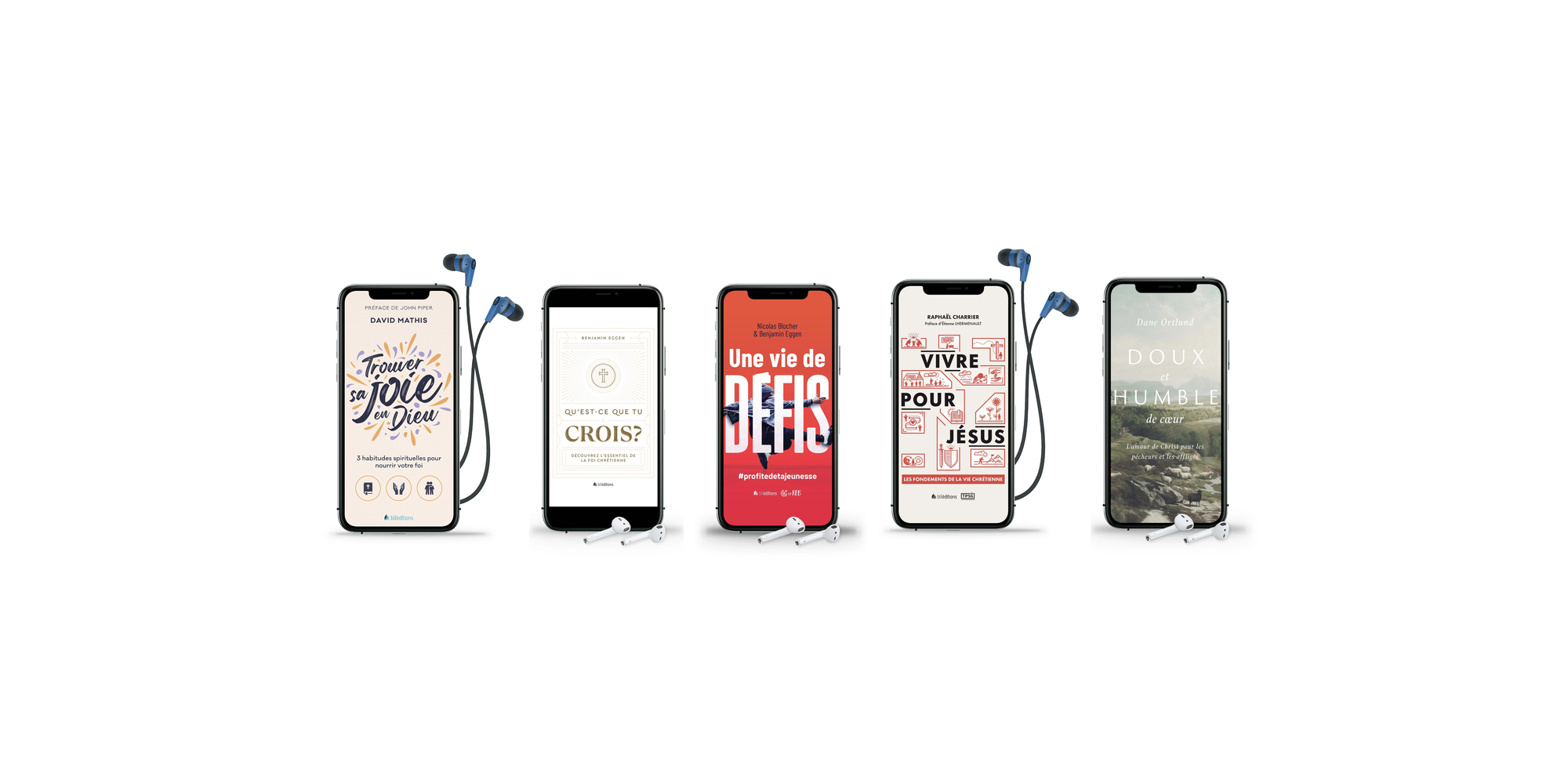 Recevez ces 5 livres audios gratuitement!