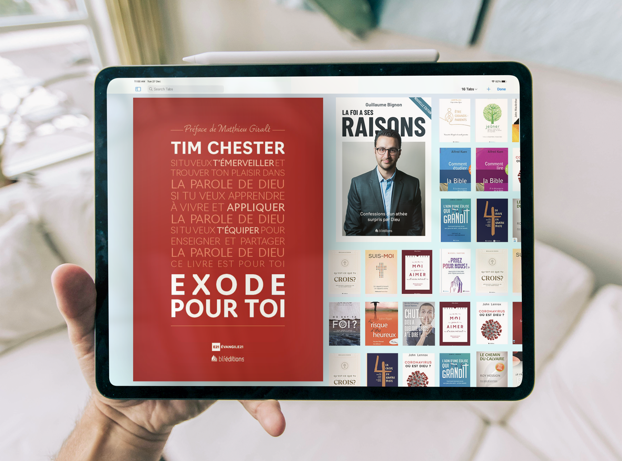 Exode pour toi est gratuit dans ton app BLF Books!
